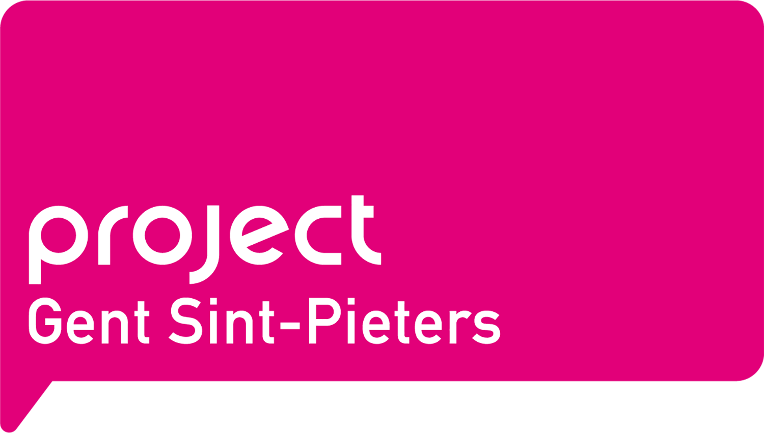 Logo Project Gent-Sint-Pieters vastgoed communicatie 
